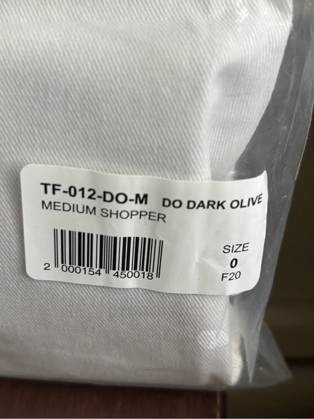 BNWT Telfar  dark olive medium Shopping Tote